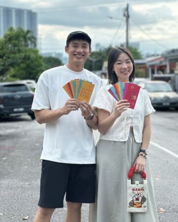 ▲陳澤耀與老婆雲鎂鑫。(圖/翻攝自Instagram/meisim.hoon)