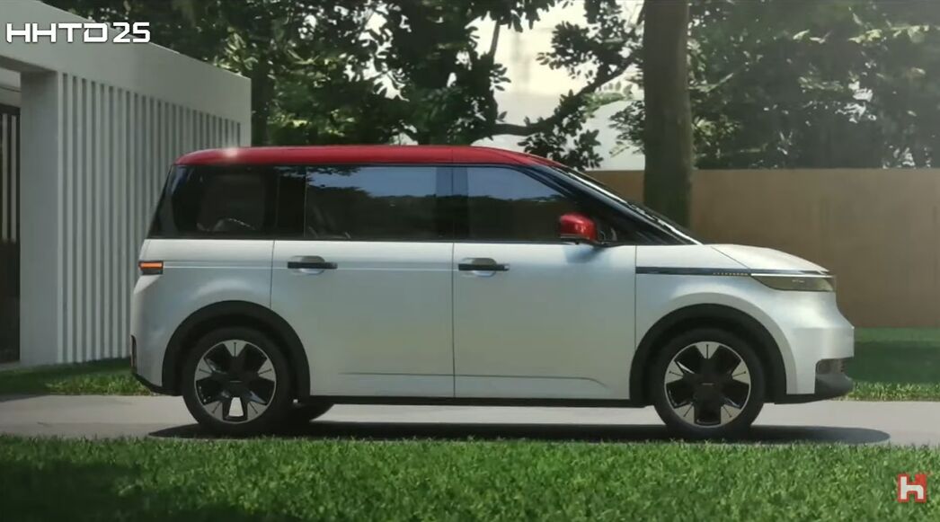 ▲鴻海全新Model A發表!首秀7人座MPV。(圖/翻攝自鴻海、記者張慶輝攝)