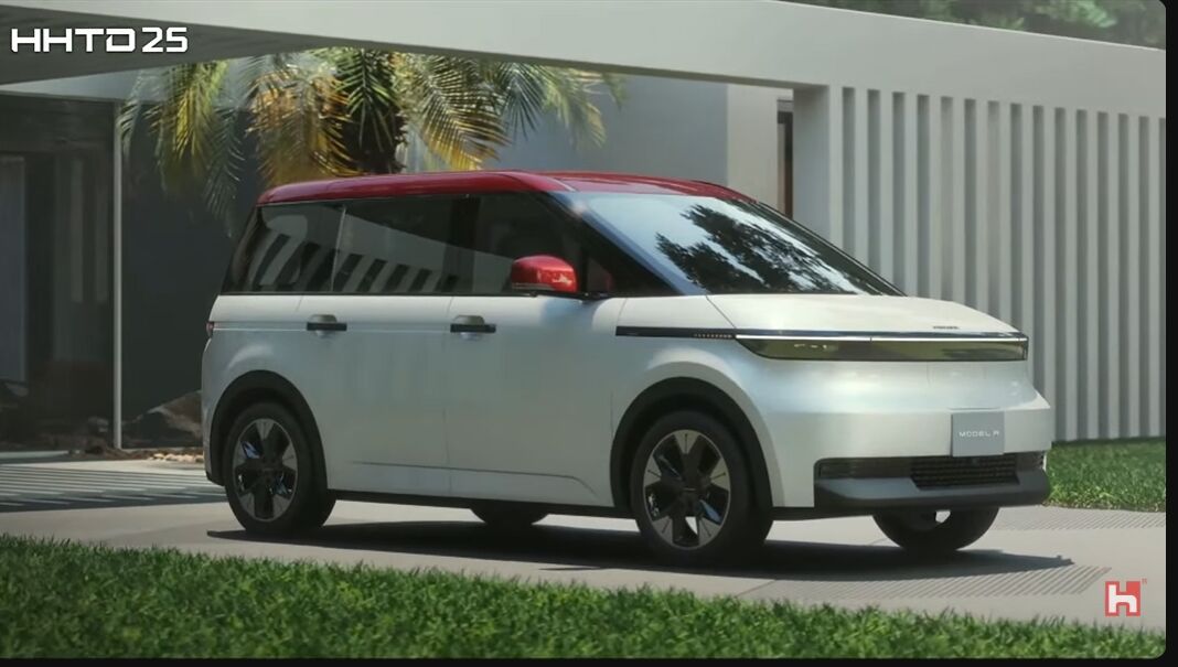 ▲鴻海全新Model A發表!首秀7人座MPV。(圖/翻攝自鴻海、記者張慶輝攝)