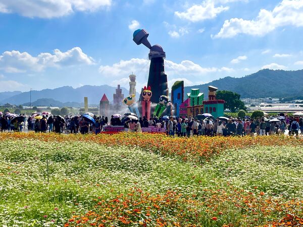 ▲「新社花海暨台中國際花毯節」展至30日。(圖/台中市觀旅局提供)