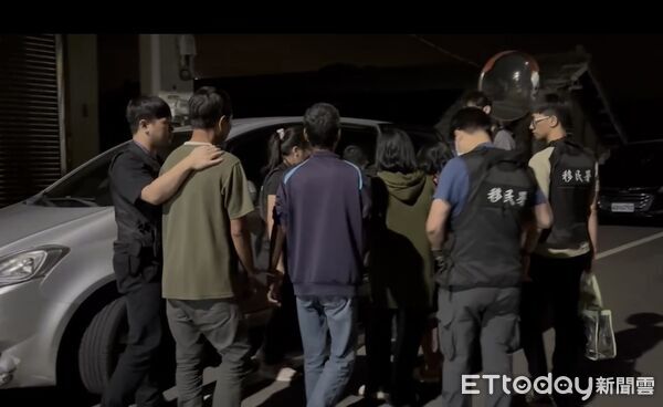 ▲移民署拂曉出擊一舉破獲泰籍非工仲介集團。(圖/記者陸運陞翻攝,下同)