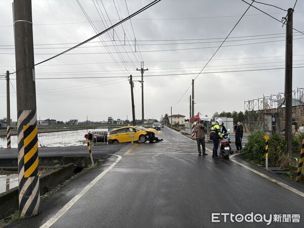 ▲▼宜蘭縣冬山鄉永和路、美和路一段路口昨日發生一起車禍事故 。(圖/記者游芳男翻攝)