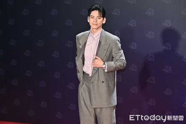 ▲▼第62屆金馬獎頒獎典禮星光大道,林柏宏。(圖/記者林敬旻攝)