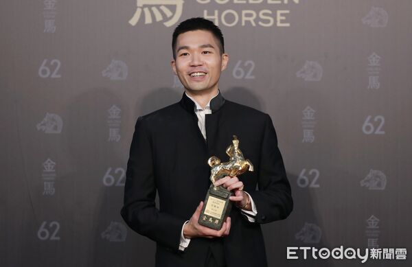 ▲▼金馬62頒獎典禮 後臺得獎感言最佳導演-李駿碩。(圖/記者周宸亘攝)