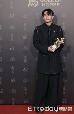 ▲▼金馬62頒獎典禮 後臺得獎感言最佳男主角-張震。(圖/記者周宸亘攝)