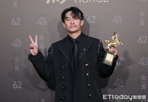 ▲▼金馬62頒獎典禮 後臺得獎感言最佳男主角-張震。(圖/記者周宸亘攝)