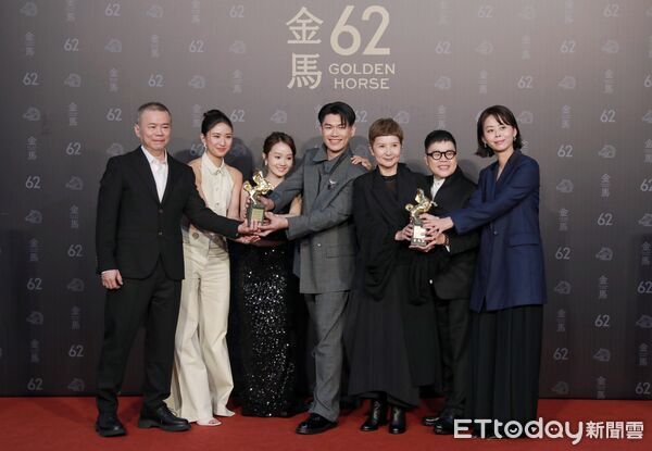 ▲▼金馬62頒獎典禮 後臺得獎感言最佳劇情片-大濛。(圖/記者周宸亘攝)