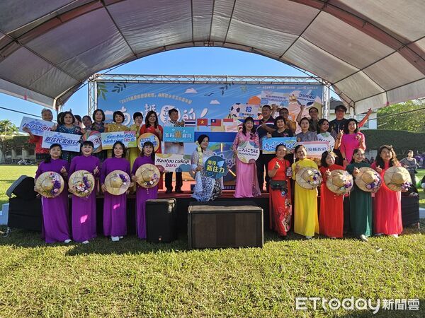 ▲南投「挺新的!」新住民家庭日熱鬧登場。(圖/記者高堂堯攝)