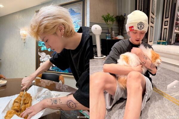 ▲▼鹿晗3.6億豪宅內裝曝光「衛生紙盒就要3000元」。(圖/翻攝自微博/M鹿M)