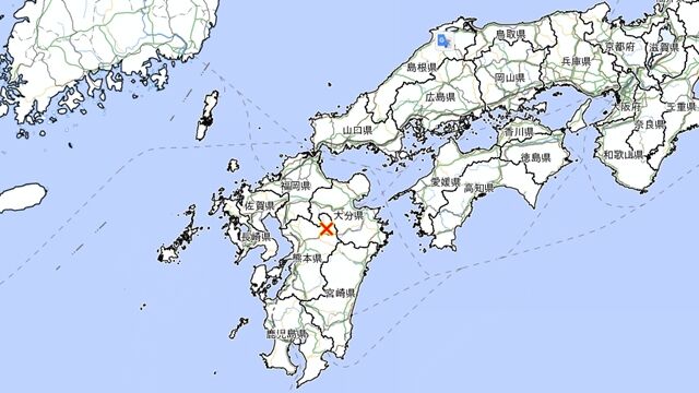 ▲▼日本熊本縣阿蘇地震。(圖/翻攝日本氣象廳)