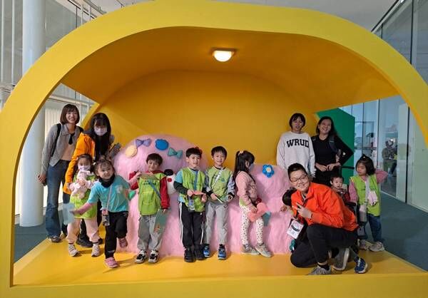 ▲桃園市兒童美術館「迷你蹦」邀你玩轉尺度