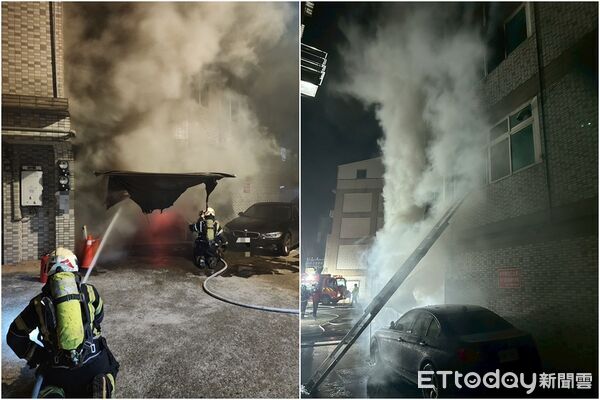 ▲▼桃園市場民宅火警。(圖/記者沈繼昌翻攝)