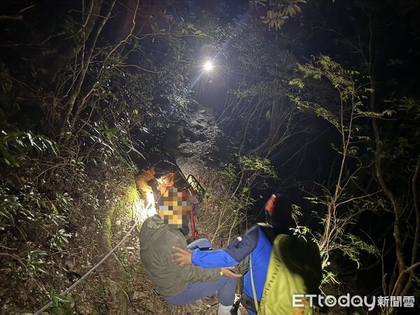 ▲▼ 北大武山步道骨折 。(圖/記者陳崑福翻攝)