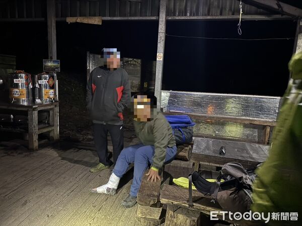 ▲▼ 北大武山步道骨折 。(圖/記者陳崑福翻攝)