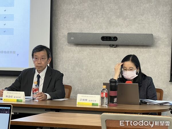 ▲▼ 國泰建設法說會 。(圖/記者項瀚攝)