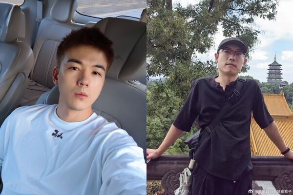 ▲仝卓(左)的表弟李怡亨(右)在柬埔寨失聯。(圖/翻攝自微博/仝卓、單親媽媽柬埔寨救子)