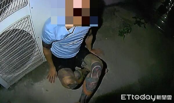 ▲▼通緝男子遇上巡邏,拔腿狂奔最後還是落網。(圖/民眾提供,下同)