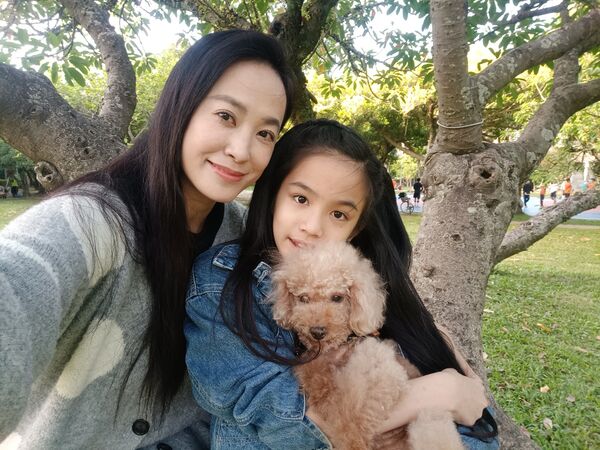 ▲王以路與女兒蛋蛋。(圖/夢田影像提供)