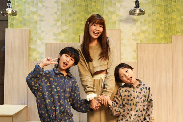 ▲林舒語與3個兒子。(圖/夢田影像提供)