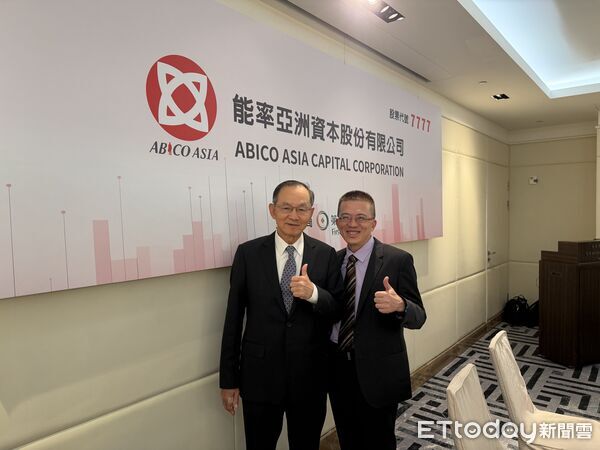 ▲能率亞洲總經理游智元及能率亞洲董事長謝發達。(圖/記者高兆麟攝)