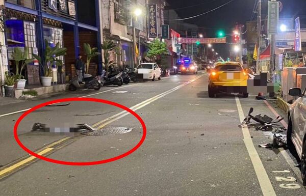 ▲胡男酒駕在員林及溪湖追撞後肇逃。(圖/民眾提供)