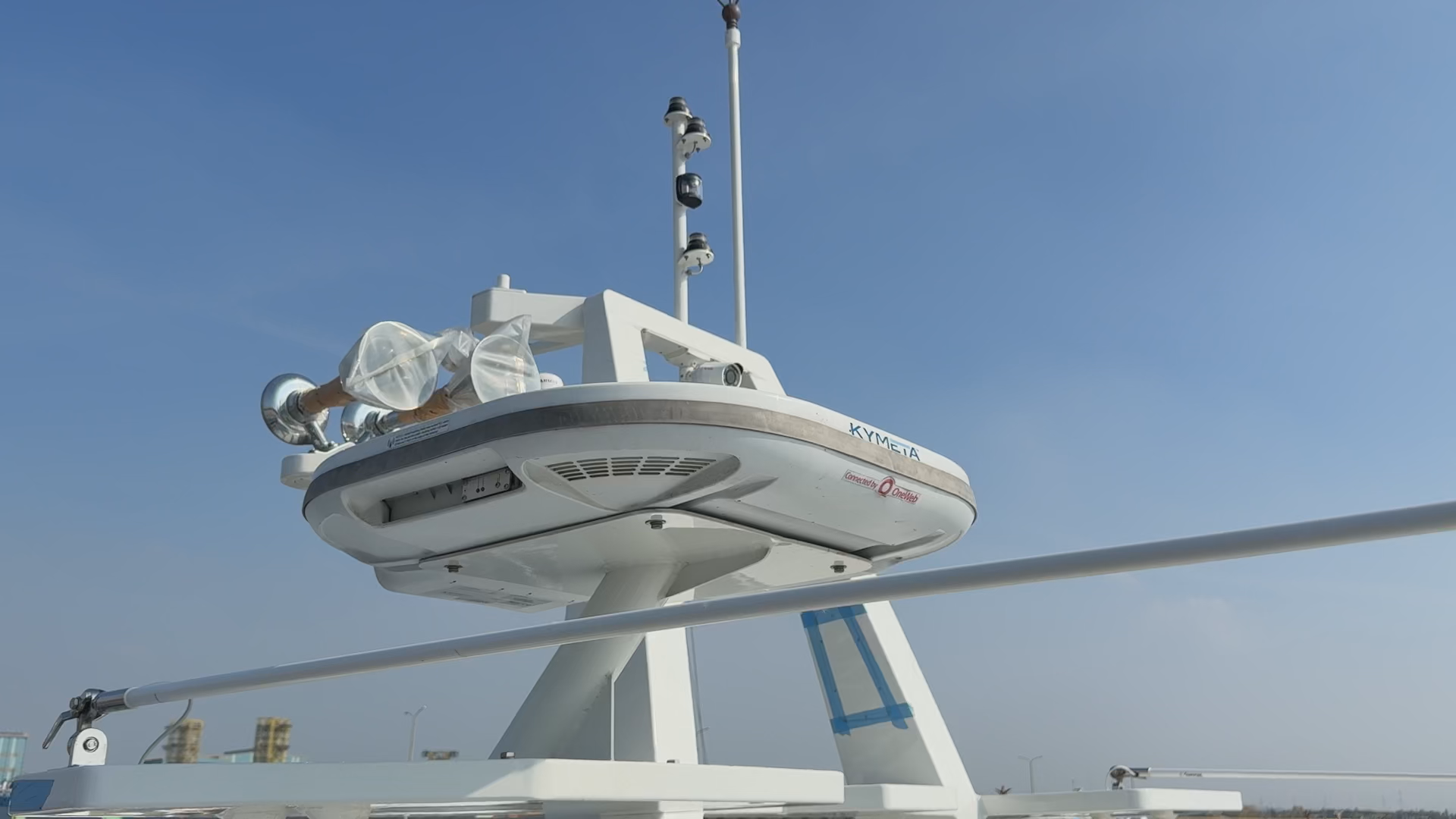 ▲▼全球首艘零碳排船「保利馬」攜手中華電信合作。(圖/記者姜國輝攝)