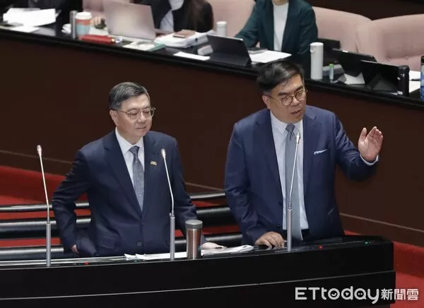 ▲▼行政院長卓榮泰、環境部長彭啟明接受質詢。(圖/記者湯興漢攝)