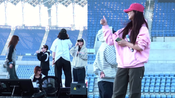 ▲▼▲▼TWICE唱〈日不落〉萬人聽音漏! 粉絲超狂反應⋯逗笑場內成員。(圖/翻攝自TWICE IG)
