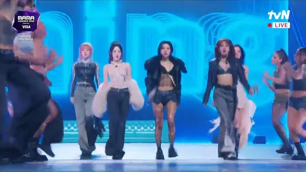 ▲i-dle帶來狂野火辣舞台。(圖/翻攝自MyVideo)