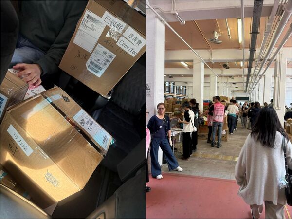 大批物資湧入大埔,協助災民度過難關。(翻攝自Threads @andy3think)