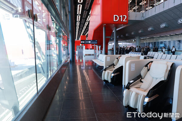 ▲▼第三航廈北登機廊廳。(圖/記者周宸亘攝)