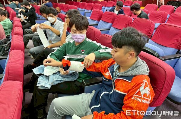 ▲替代役備役役男跨專業受訓 基隆消防局強化防災士量能。(圖/記者郭世賢翻攝)