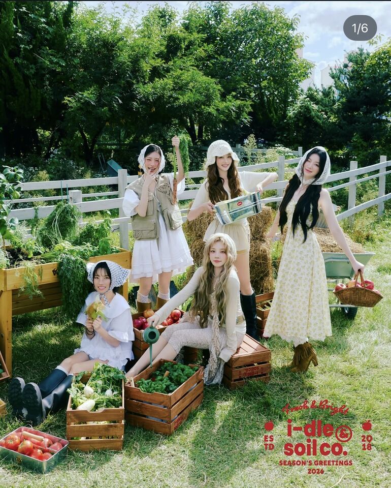 ▲▼i-dle。(圖/翻攝i-dle IG)