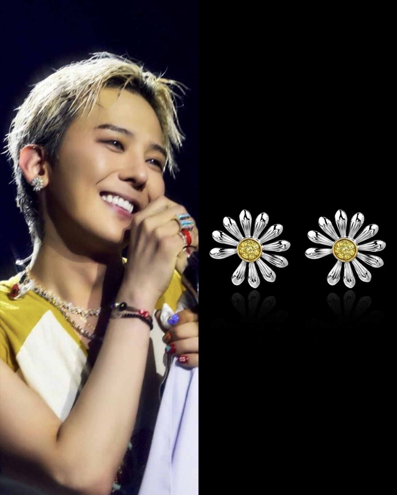 ▲▼ GD Daisy earrings 。(圖/翻攝IG)