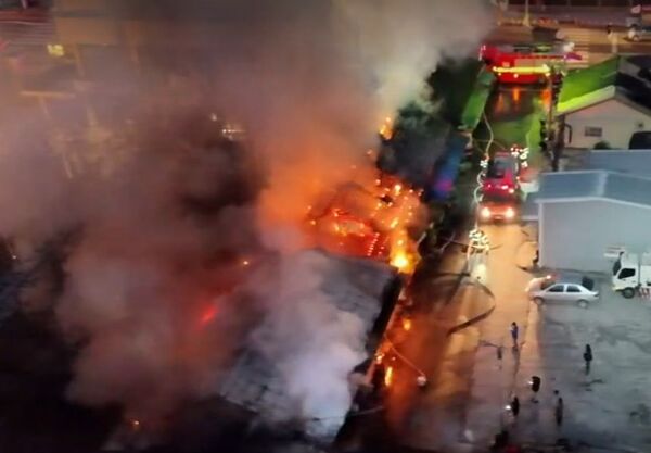 ▲彰化溪湖火警延燒。(圖/民眾提供)