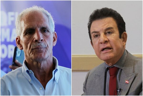 ▲▼ 宏都拉斯國家黨候選人阿斯夫拉(Nasry Asfura,左)與自由黨候選人納斯拉亞(Salvador Nasralla,右)。(圖/路透)