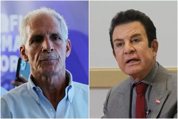 ▲▼ 宏都拉斯國家黨候選人阿斯夫拉(Nasry Asfura,左)與自由黨候選人納斯拉亞(Salvador Nasralla,右)。(圖/路透)