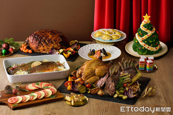 ▲和逸飯店•台南西門館今年以「童話聖誕村」為主題打造濃厚節慶氛圍。(記者林東良翻攝,下同)