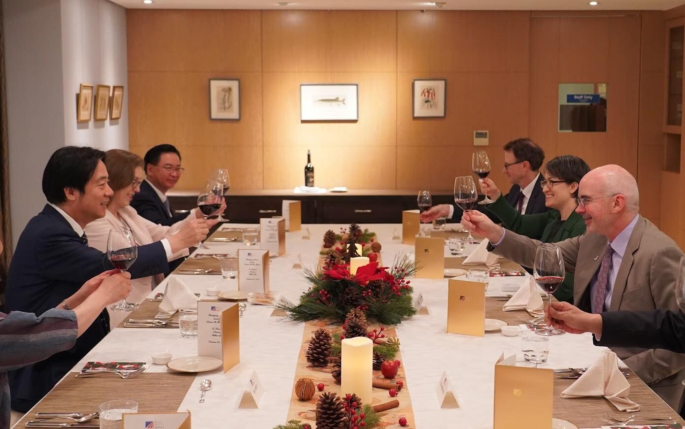 ▲▼總統賴清德、副總統蕭美琴與谷立言會晤。(圖/翻攝自Facebook/美國在台協會)