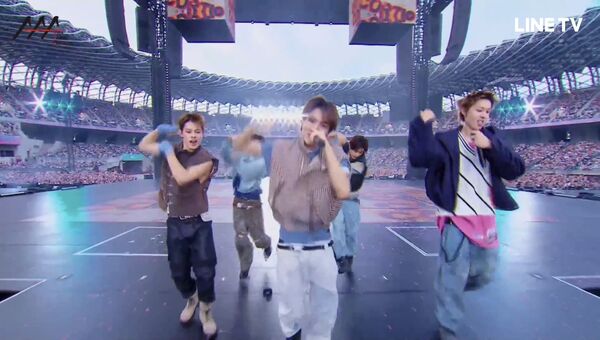 ▲▼▲CORTIS登台演出全場嗨翻。(圖/翻攝自LINE TV)