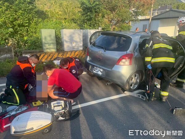 ▲▼台東縣成功鎮麒麟路車禍,2人命危。(圖/記者楊漢聲翻攝)