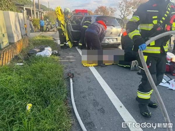 ▲▼台東縣成功鎮麒麟路車禍,2人命危。(圖/記者楊漢聲翻攝)