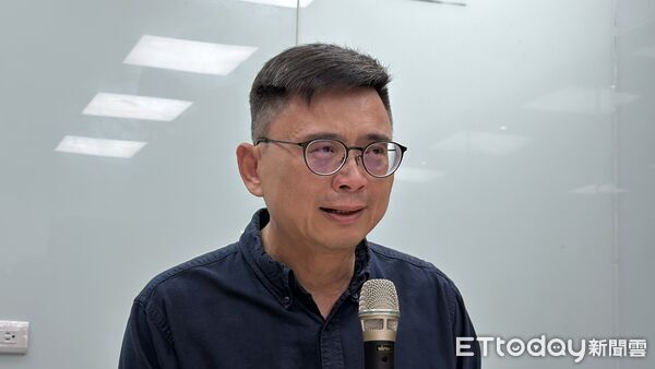 ▲賴瑞隆今(7)日下午再度召開記者會。(圖/記者吳世龍攝)