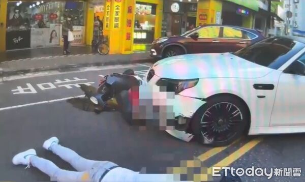 ▲▼信義警追捕起獲多種毒品,警方壓制嫌犯落網。(圖/記者張君豪翻攝)