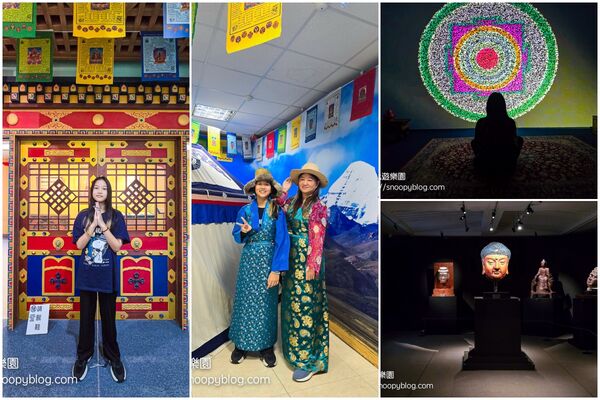 ▲▼西藏雪頓節文化活動體驗「蒙藏文化館」,面具DIY、免費藏服體驗。(圖/部落客史努比提供)