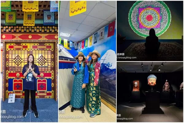 ▲▼西藏雪頓節文化活動體驗「蒙藏文化館」,面具DIY、免費藏服體驗。(圖/部落客史努比提供)