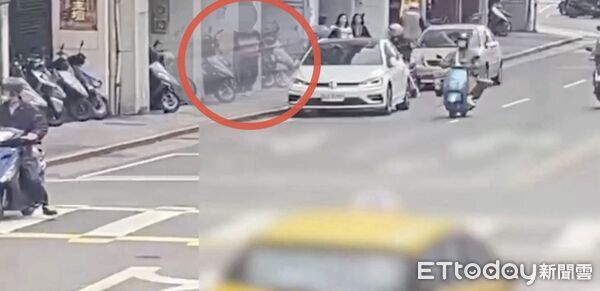 ▲警方逮捕搶奪婦人錢包的郭男到案。(圖/記者張君豪翻攝)