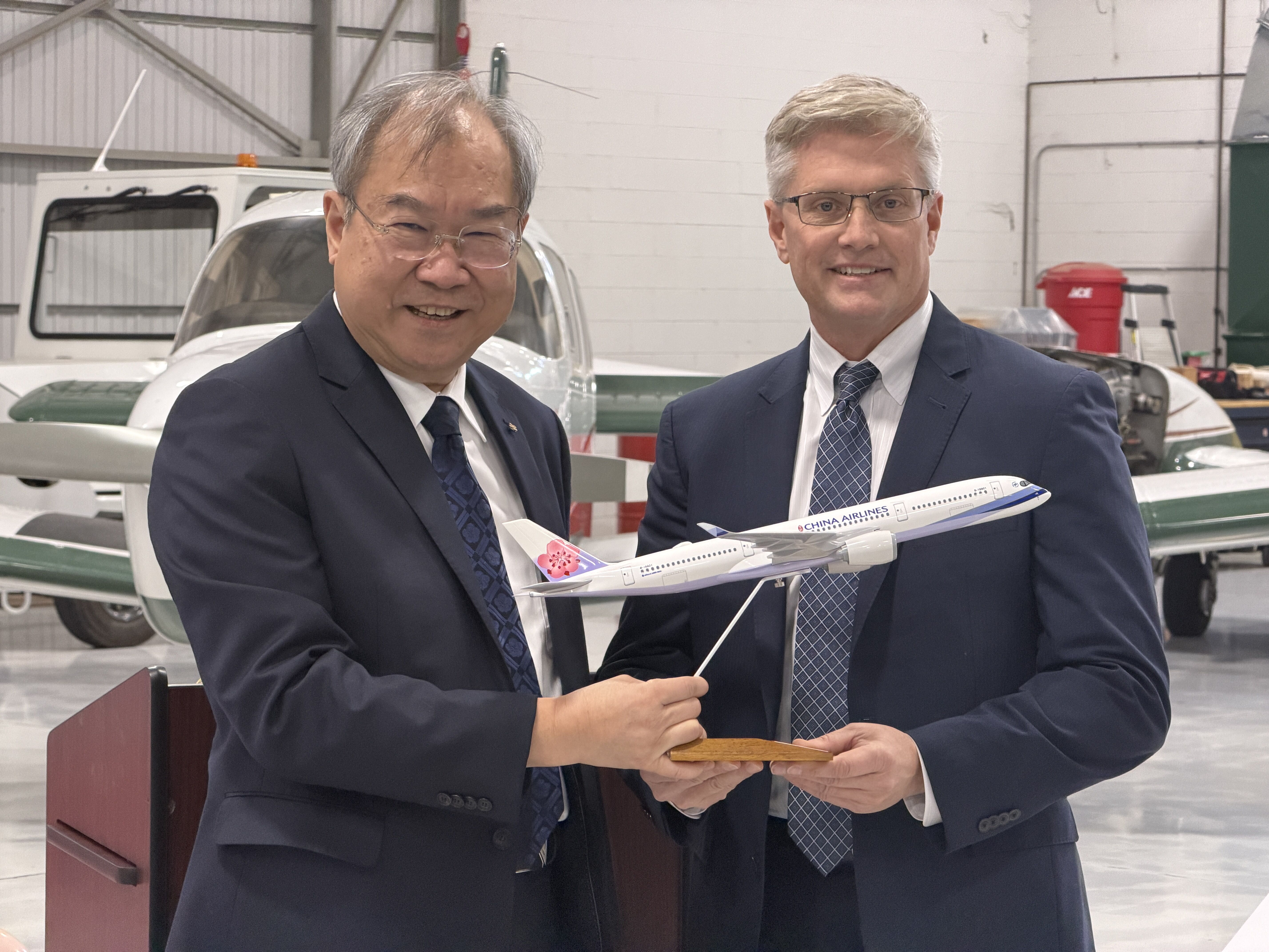 ▲▼華航董事長高星潢。(圖/記者高兆麟攝)