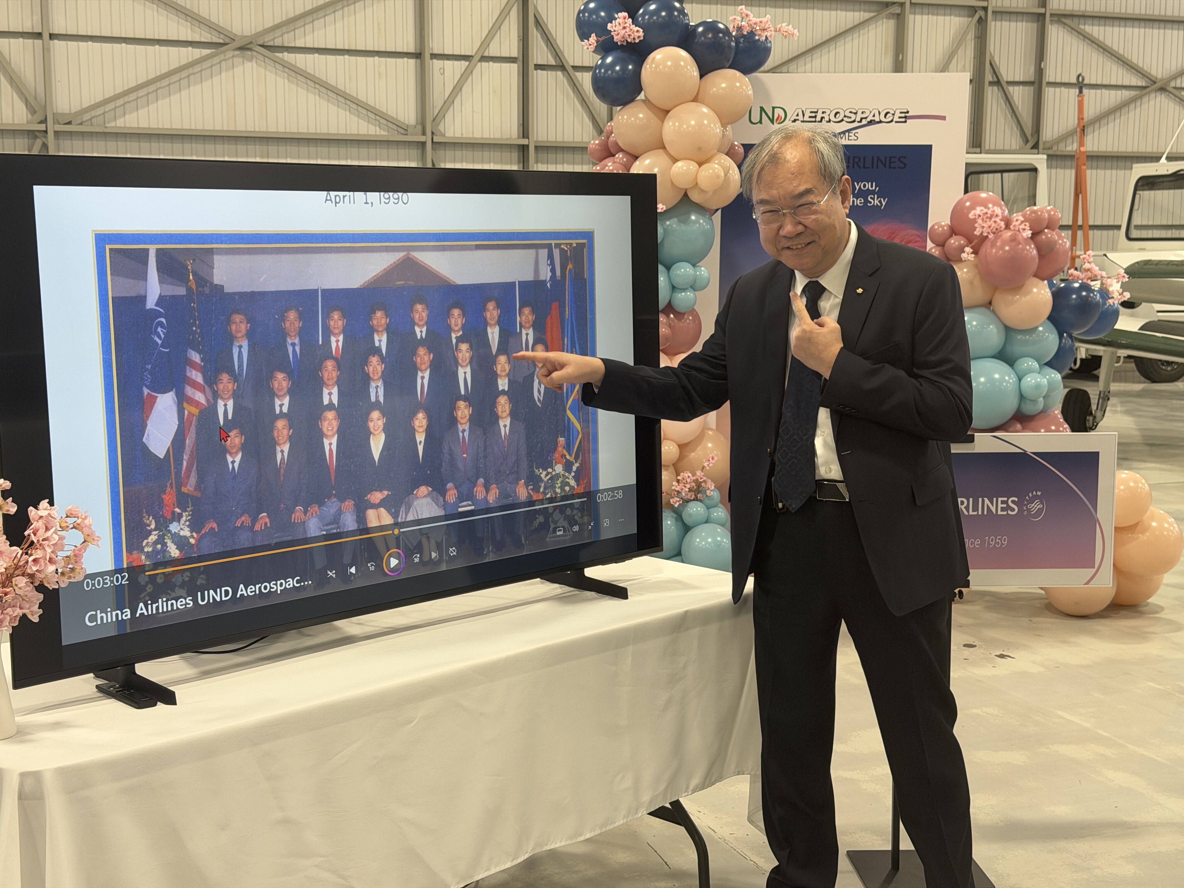 ▲▼華航董事長高星潢。(圖/記者高兆麟攝)