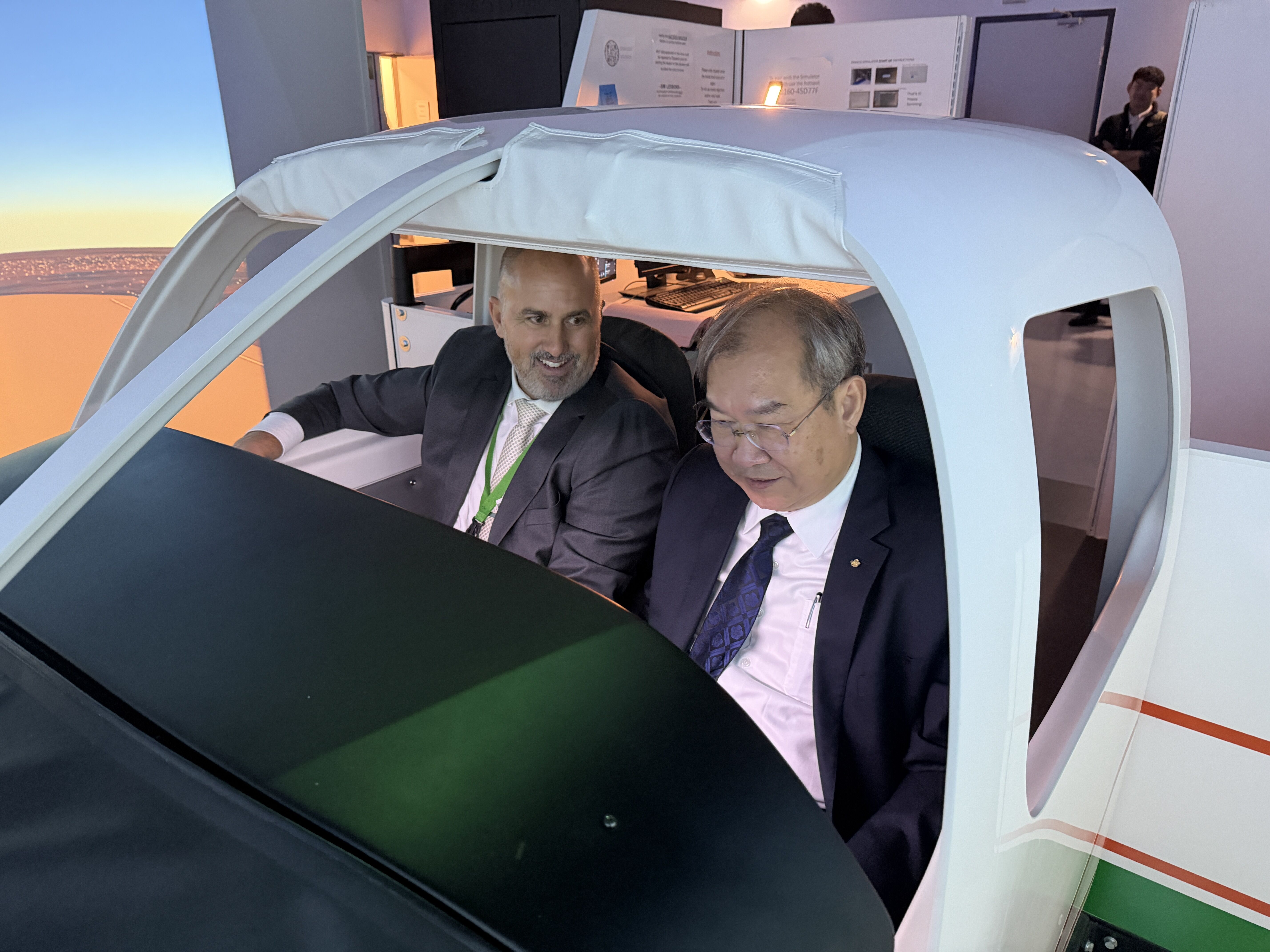 ▲▼華航董事長高星潢。(圖/記者高兆麟攝)